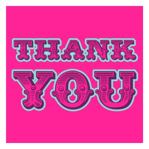 thank_you_greeting_card_hot_pink